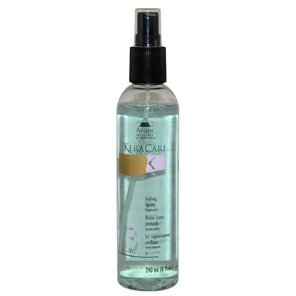 Keracare Styling Spritz Medium Hold 8 oz / 237 ml - Thermal Protection & Styling Control