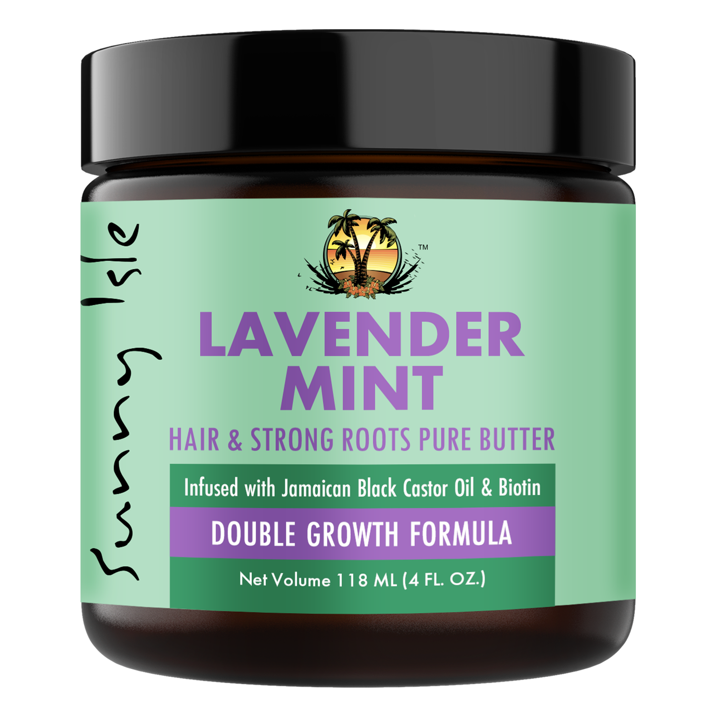 Sunny Isle Lavender Mint Hair & Strong Roots Pure Butter Infused with biotin and Jamaican black castor oil 118 ml/4.0 oz