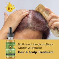 Sunny Isle Rosemary Mint Hair & Strong Roots Lite Oil 2oz/59 ml