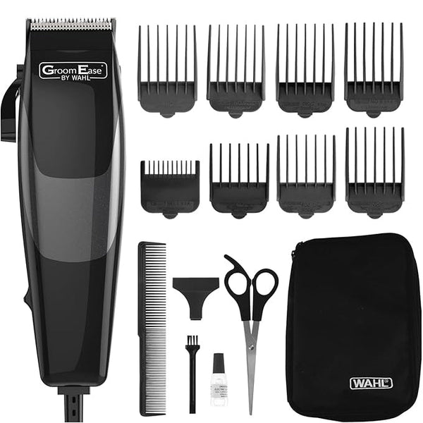 WAHL 15 Piece Sure Cut Hair Clipper Kit: Precision Home Haircutting for Men & Families