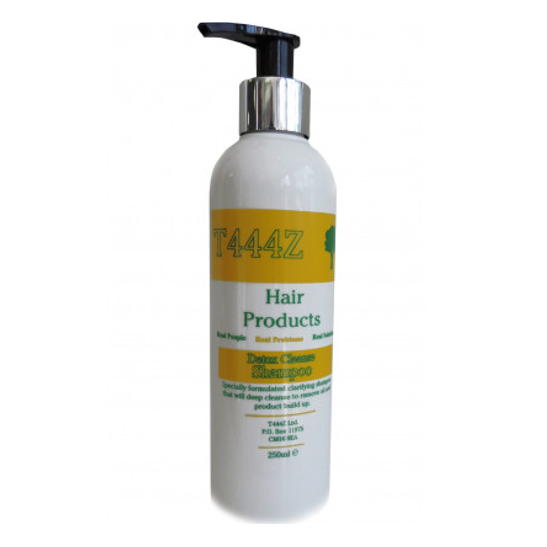 T444z Detox Cleanse Shampoo for Deep Cleansing & Scalp Revitalisation 250ml/8.45 oz