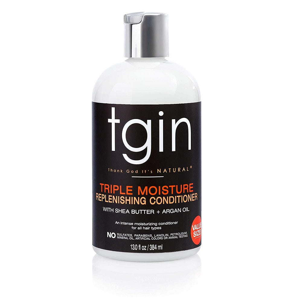 TGIN Triple Moisture Replenishing Conditioner Deeply Hydrating & Detangling for Dry, Damaged, or Textured Hair 384ml / 12.98 fl oz