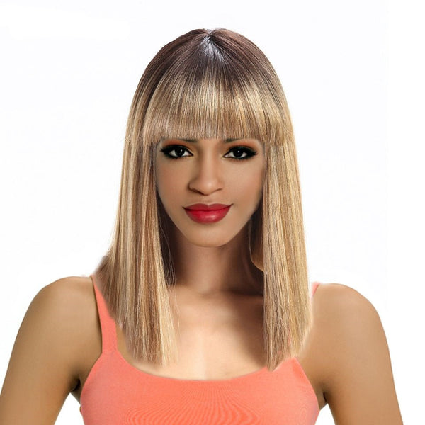 Sleek Fashion Idol 101 Premium Tina Wig | Realistic Human Hair Feel & Heat-Stylable Luxury