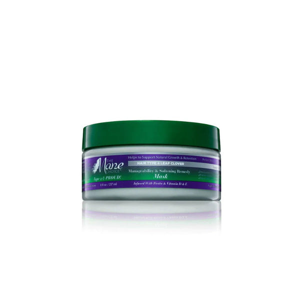 The Mane Choice Hair Type 4 Leaf Clover Manageability & Softening Remedy Mask for Coily & Kinky Hair 237ml/8.01 oz