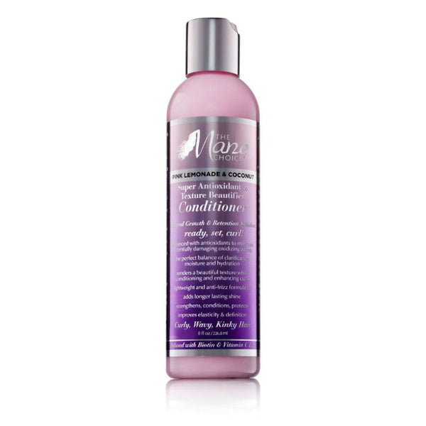 The Mane Choice Pink Lemonade & Coconut Super Antioxidant & Texture Beautifier Conditioner for Enhanced Shine & Hydration 226.8ml/7.67 oz