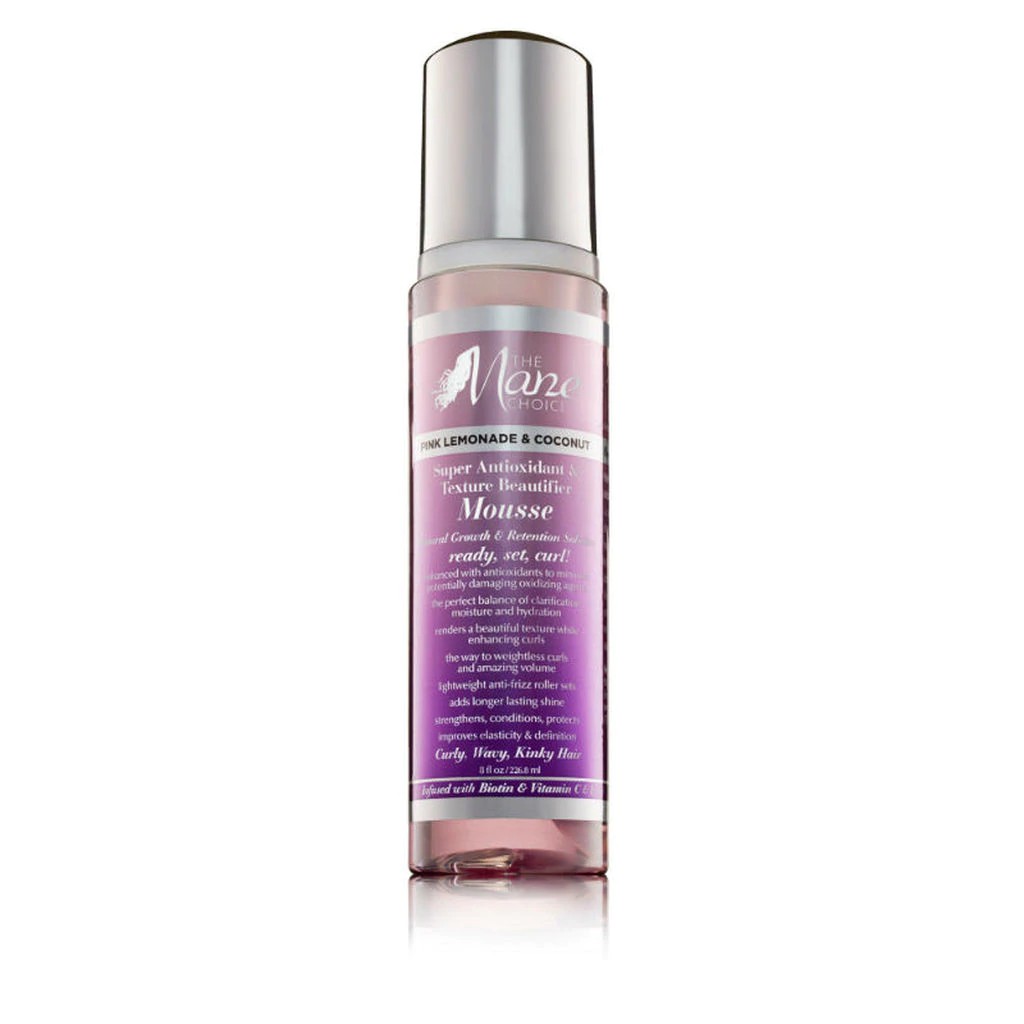 The Mane Choice Pink Lemonade And Coconut Mousse Volumizing & Defining for Natural Hair 226.8ml/7.67 oz