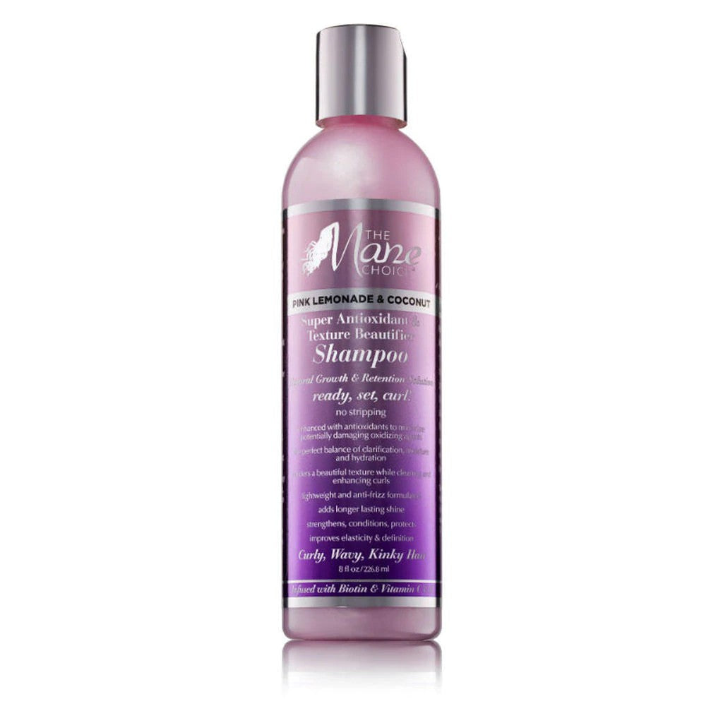 The Mane Choice Pink Lemonade And Coconut Hydrating & Detangling Shampoo for Healthy Hair 226.8ml/7.67 oz