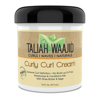 Taliah Waajid Curly Curl Cream: Defined, Hydrated Curls & Frizz Control for Natural Curly & Coily Hair