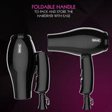 WAHL Travel Hair Dryer Lightweight & Dual Voltage for Global Travellers