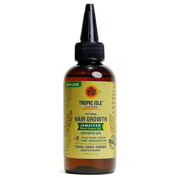 Tropic Isle Living Jamaican Black Castor Oil Growth & Strengthening Oil for Hair & Scalp 118ml/3.99 oz