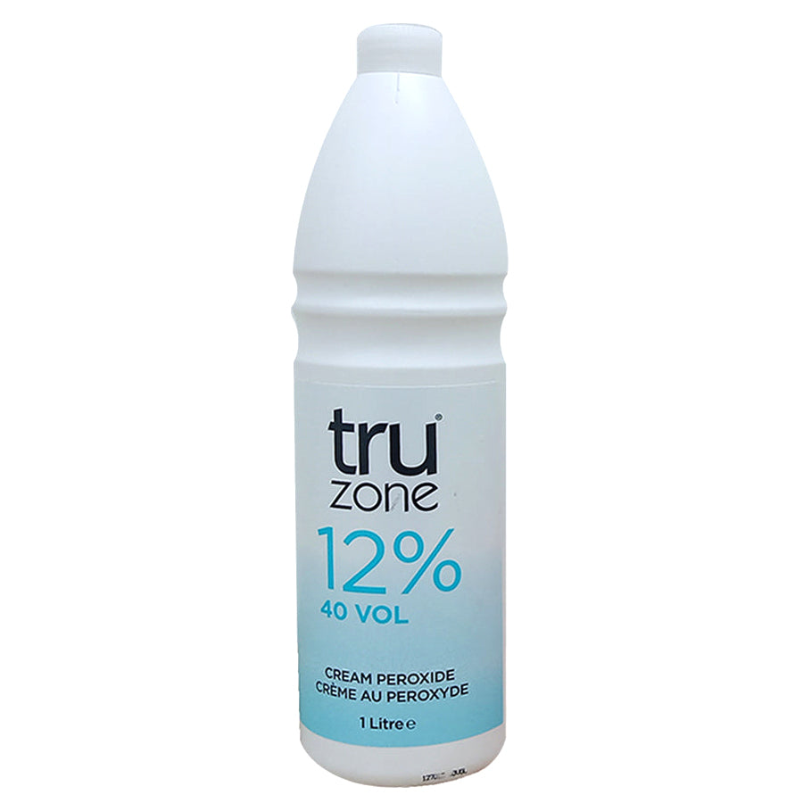 Truzone Cream Peroxide 12% 40 Vol for Professional Hair Lightening & Colour Developing 1 L / 33.81 oz
