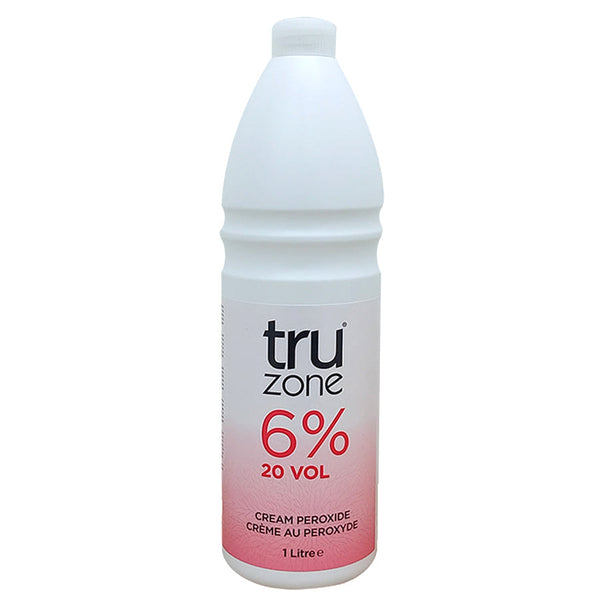 Truzone Cream Peroxide 6% 20 Vol for Consistent Hair Colour & Lift 1 Litre (33.81 oz)