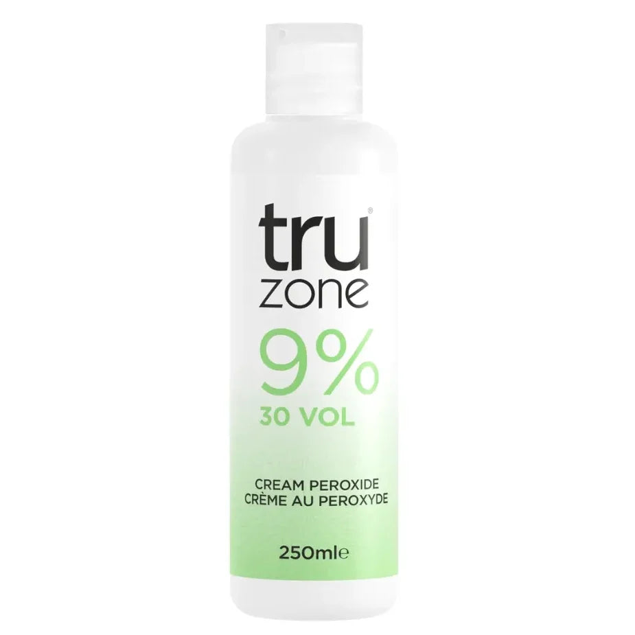Truzone Cream Peroxide 9% 30 Vol Hair Developer for Professional Lightening & Colouring 250 ml / 8.45 oz