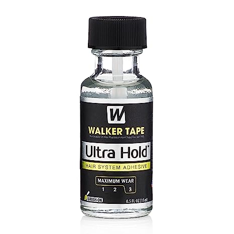 Walker Tae Ultra Hold Adhesive Brush On for Maximum Hold & Seamless Lace Wig Application (0.5 oz)