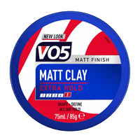 VO5 Matt Clay Natural Matte Finish & Strong Hold for Textured Hair 75 ml/2.54 oz