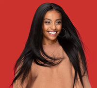 100% Virgin Brazilian Straight Hair Extensions - Luxurious Volume & Seamless Blend for UK Women & Stylists