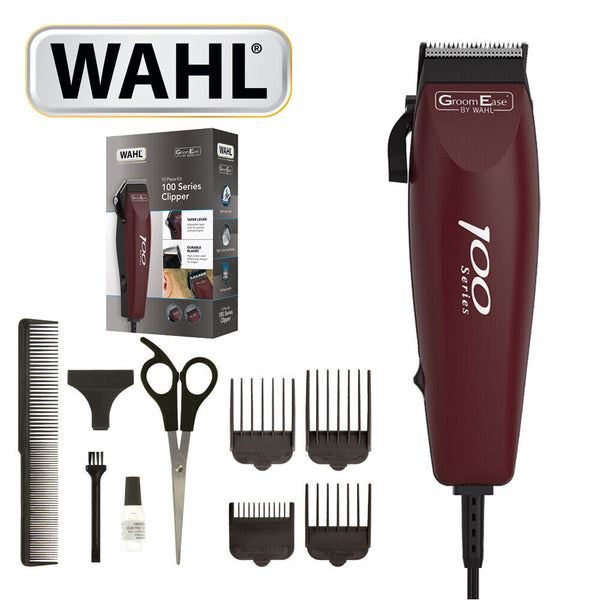 Wahl 10-Piece 100 Series Corded Hair Clipper Kit for Easy Home Haircuts & Grooming