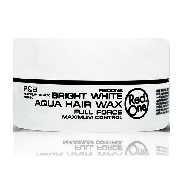 Redone Bright White Aqua Hair Wax: Strong Hold & Natural Finish for Men's Hair Styling 150 ml / 5.07 oz