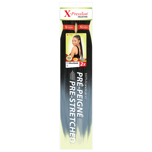 Xpression Ultra Braid Pre Stretched (2x) Faster Protective Styling