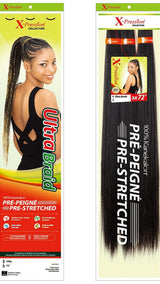 X Pression Ultra Braid Pre Stretched (3x 72 inch) Faster Protective Styling