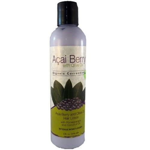 Acai Berry & Olive Oils Hydrating Leave-In Hair Lotion for All Hair Types 236ml/7.98 oz