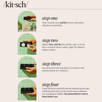 Kitsch Self-Draining Soap Dish