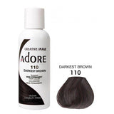 Adore Semi Permanent Hair Dye Colour - Vibrant, Ammonia-Free Colour & Shine for All Hair Types 118ml