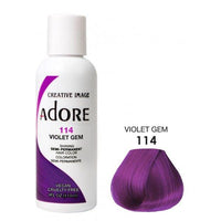 Adore Semi Permanent Hair Dye Colour - Vibrant, Ammonia-Free Colour & Shine for All Hair Types 118ml