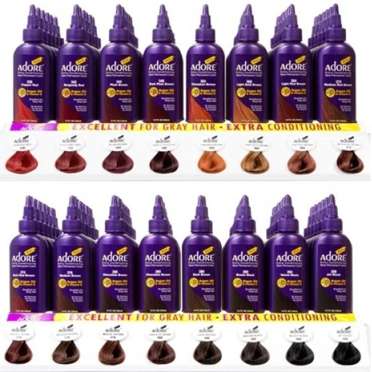 Adore Plus Semi-Permanent Colour: Vibrant, Ammonia-Free Hair Dye for All Hair Types 100ml/3.38 oz