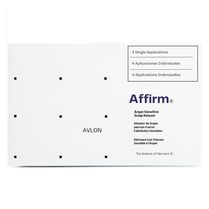 Affirm Argan Sensitive Scalp Relaxer: Gentle Straightening & Nourishment for Sensitive Scalps (4 Applications)