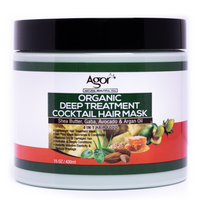 Agor Organic Deep Treatment Cocktail Hair Mask 4-in-1 Moisture 430 g/15 oz
