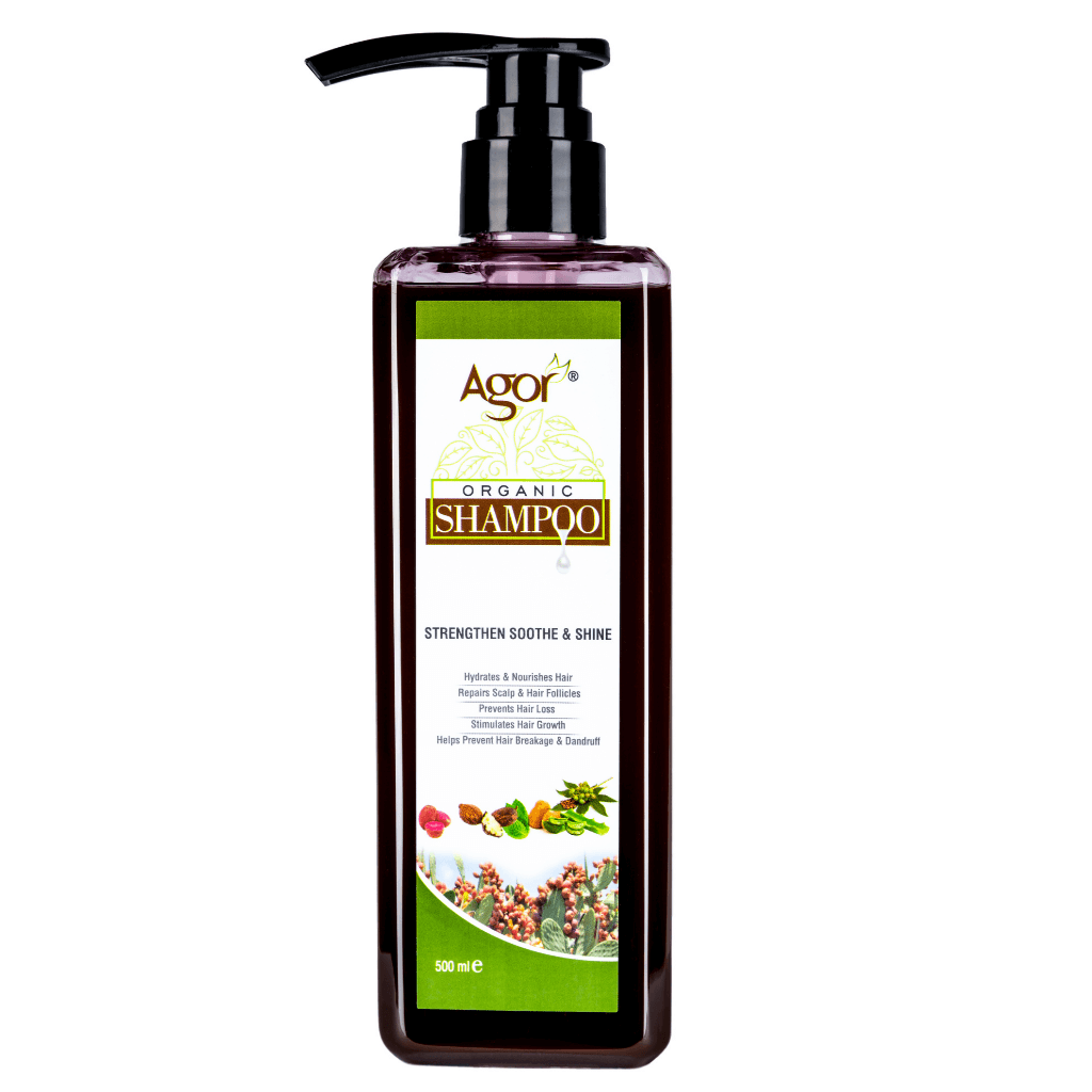 Agor Organic Hair Shampoo Gentle Cleansing 500 ml/16.9 oz