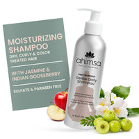 Ahimsa Gentle Daily Shampoo — Organic Hydrating Shampoo for Dry, Curly & Color Treated Hair | Made in USA