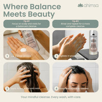 Ahimsa Gentle Daily Shampoo — Organic Hydrating Shampoo for Dry, Curly & Color Treated Hair | Made in USA