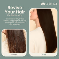 Ahimsa Gentle Daily Shampoo — Organic Hydrating Shampoo for Dry, Curly & Color Treated Hair | Made in USA