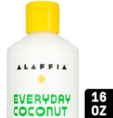 Alaffia Everyday Coconut Conditioner - 2 Pack for Wavy & Curly Hair | Virgin Coconut Oil, Ginger Extract, Vitamin E