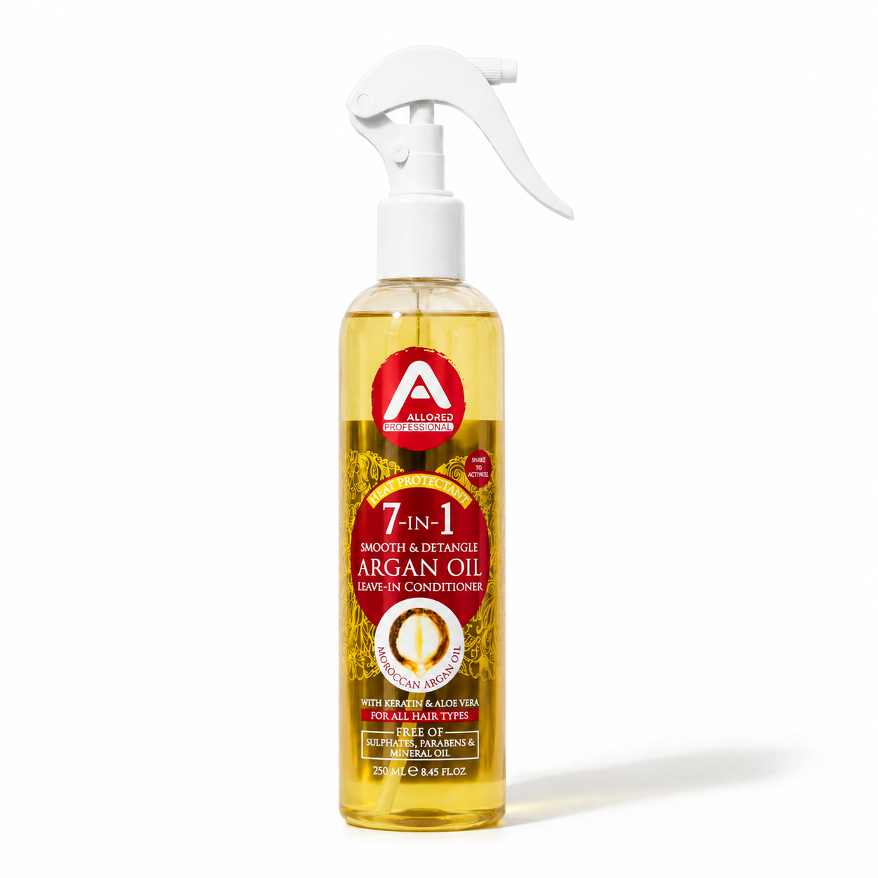 Allored Professional 7-in-1 Argan Oil Leave-In Conditioner for All Hair Types 250 ml/8.5 oz