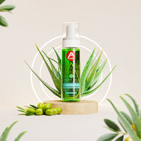 Allored Professional Olive Oil & Aloe Vera Foaming Mousse for Curly, Coily & Wavy Hair 200 ml/6.8 oz