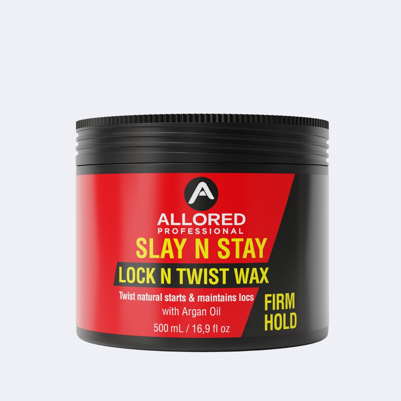 Allored Professional Slay N Stay Lock N Twist Wax with Argan Oil Firm Hold 500 ml/16.9 oz