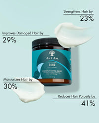 As I Am Bond Moisturizing Mask Intensive Moisture for Damaged Hair 227 g/8 oz
