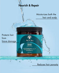 As I Am Bond Moisturizing Mask Intensive Moisture for Damaged Hair 227 g/8 oz