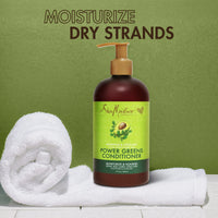 Shea Moisture Moringa & Avocado Power Greens Conditioner 13 oz / 384 ml - For Dry, Tangled, & Breakage-Prone Hair