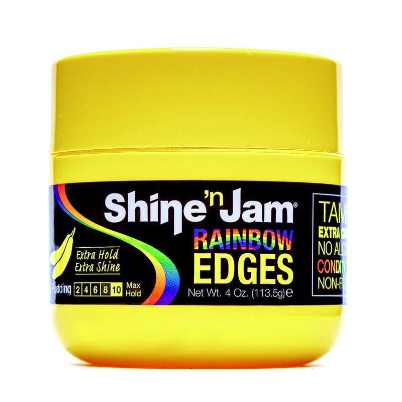 Shine 'n Jam Rainbow Edges Sleek & Strong Hold Edges for All Hair Types 4 oz
