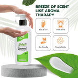 Bellahair Organic Tea Tree Shampoo | Sulfate-Free for Curly, Thinning & Color-Treated Hair