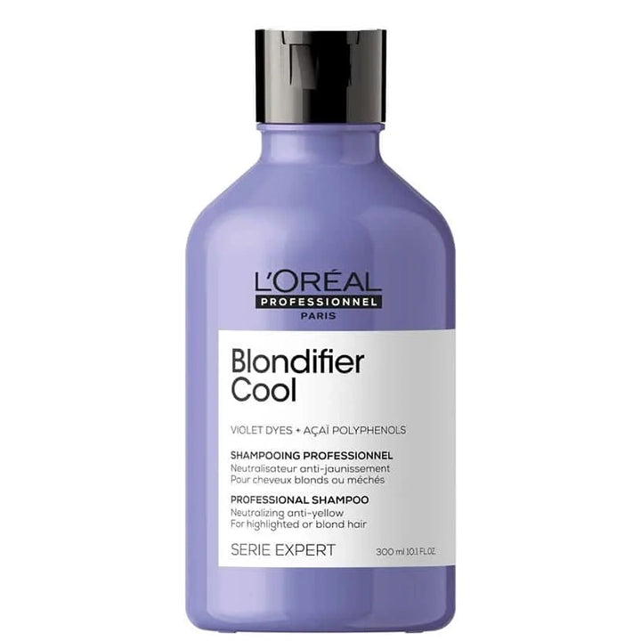 L'Oréal Professionnel Serié Expert Blondifier Cool Shampoo for Neutralising Yellow Tones & Enhancing Cool Blonde Vibrancy