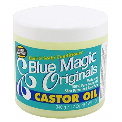 Blue Magic Originals Castor Oil Hair & Scalp Conditioner 12 oz / 340 gm - For Healthy Hair & Scalp