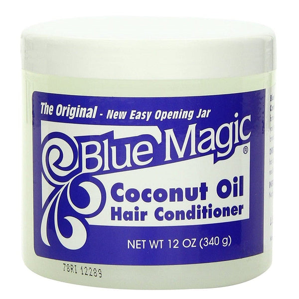 Blue Magic Coconut Oil Hair Conditioner 12 oz / 340 gm - For Dryness, Breakage & Natural Hair
