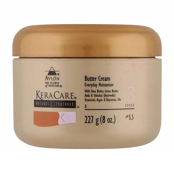 Keracare Natural Textures Butter Cream 8 oz / 237 ml - For Hydrated Curls & Coils