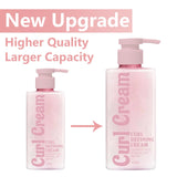 Calyphra Curl Defining Cream | 15.22 Fl Oz Anti-Frizz for Curly & Wavy Hair