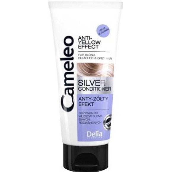 Delia Cameleo Silver Conditioner Anti-Yellow Toning & Radiance for Blonde, Grey & Bleached Hair 200ml/6.76 oz